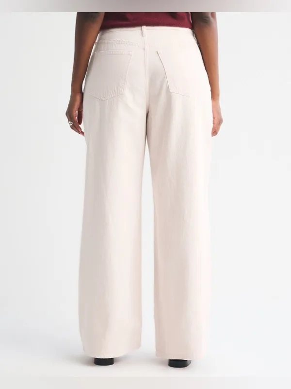 Abercrombie 90’s Relaxed Straight Jean Light Pink - Image 4