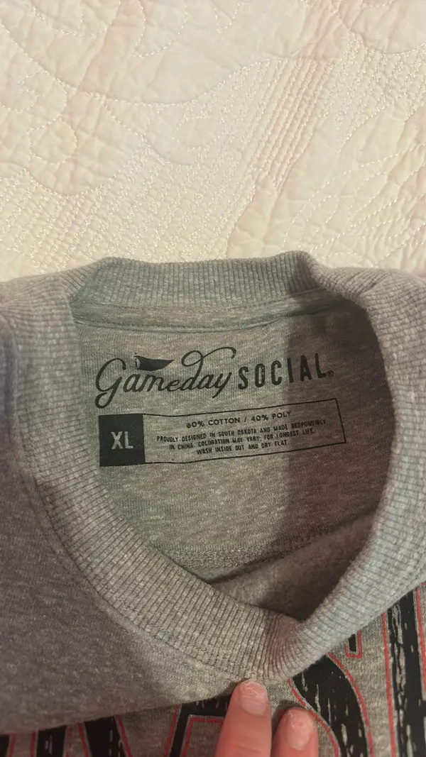 Nebraska Huskers Gameday social crewneck - Image 4