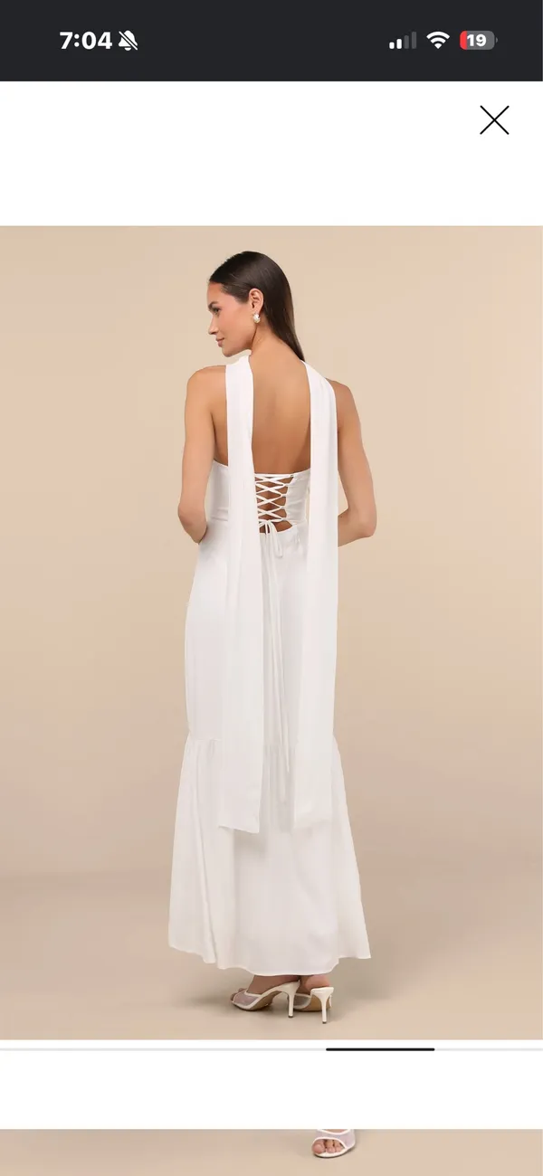 Lulus White Dress - Image 6