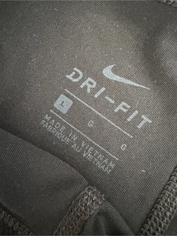 Nike Pro Black Women's Bike Shorts with Branded Waistband - Image 5