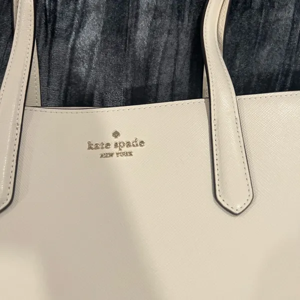 Kate Spade Ivory Tote Bag - Image 6