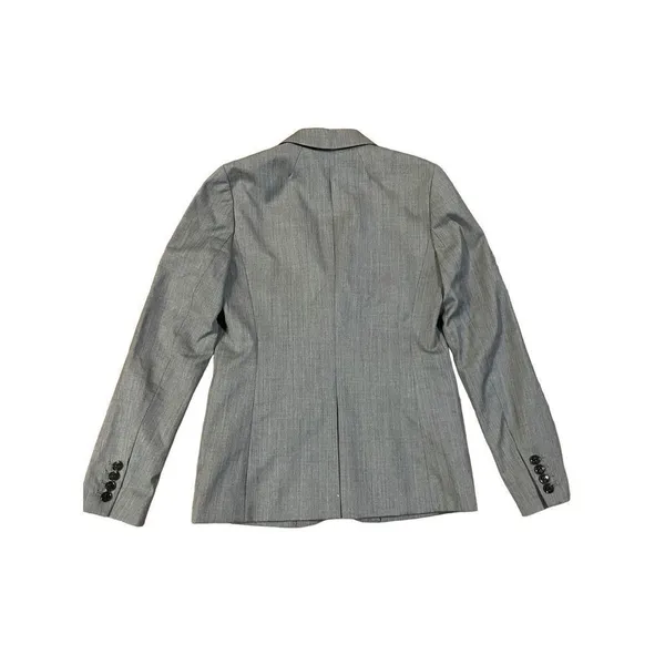 J. Crew Factory Women’s Lightweight Wool Blend Gray Suit Blazer F3731 size 2‎ - Image 2