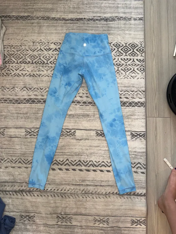 Lululemon Align no line Leggings 28” smoothie wash blueberry - Image 5