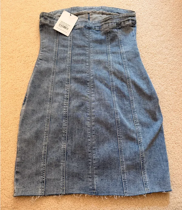 Princess Polly Denim Dress Mini Houser - Image 2