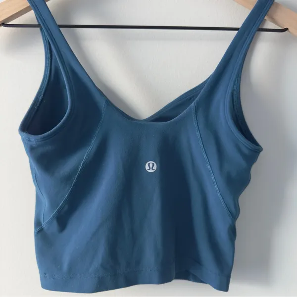 Lululemon Align Tank in Blue Borealis sleeveless Top stretch Cropped Athletic 2 - Image 6