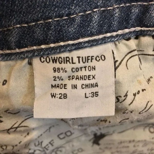 Cowgirl Tuff fearless bling jeans bootcut wide leg 28 - Image 14