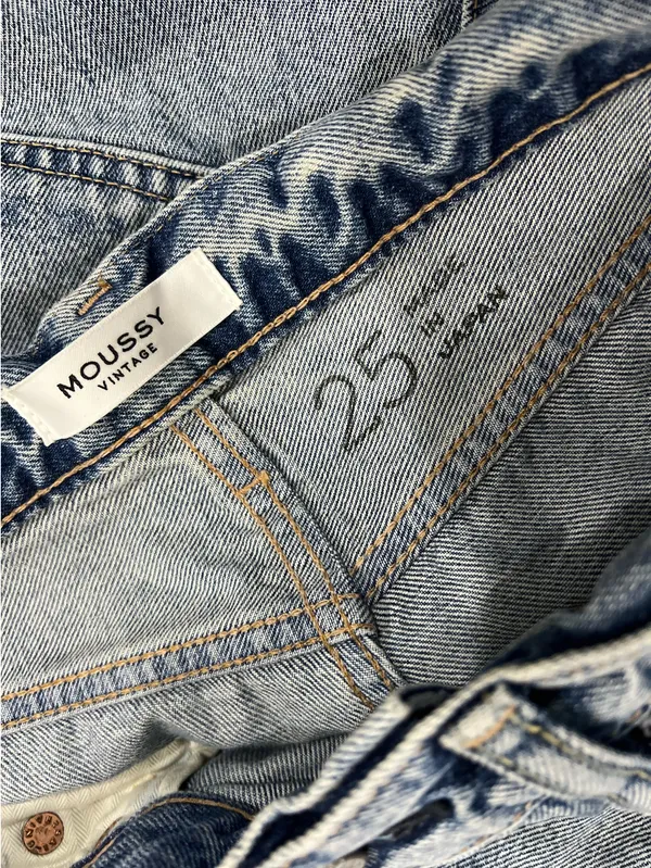 MOUSSY vintage made in Japan jeans the works size 25 - Image 10