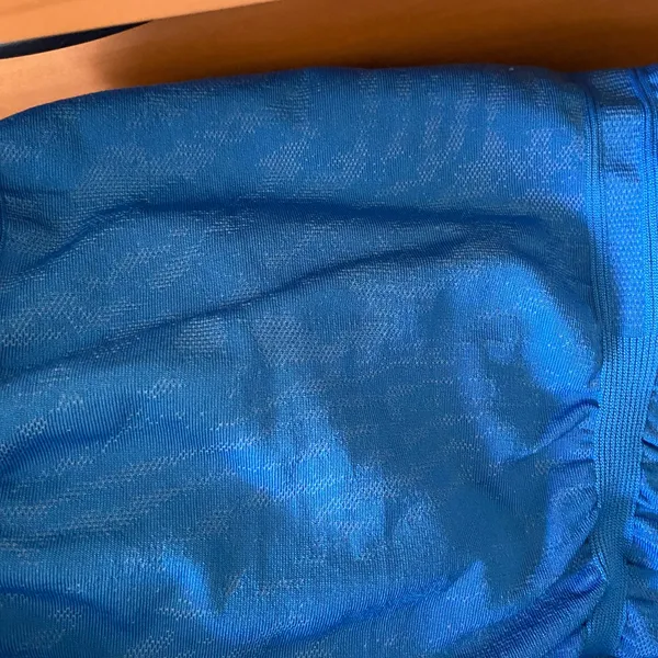 Athleta‎ Womens Tank Top Sz S Fastest Track Blue Tiger Animal Print Unstinkable - Image 4