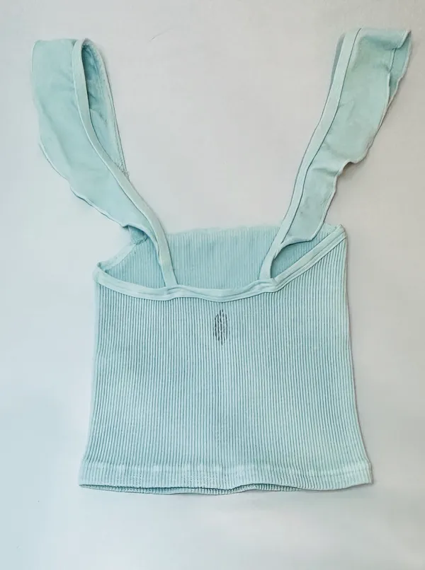 FP Movement by Happiness Runs Flirty Crop Tank - Iced Mint - XS/S - Image 5