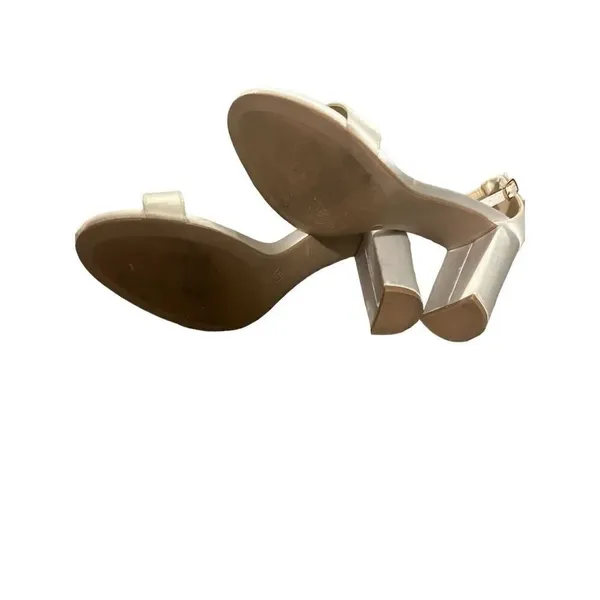 ✨Lulus Women's Taylor Ankle Strap Off White Sz 8 Heels✨ - Image 10