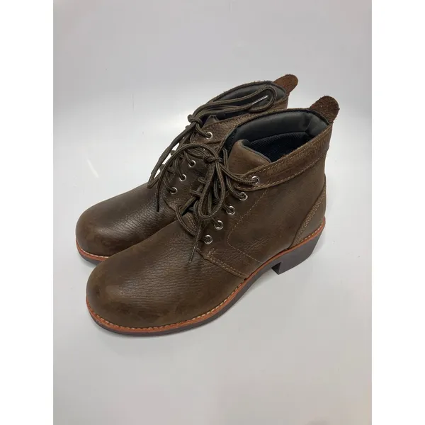 Worx by Red Wing Shoes Work Boots Womens 6.5W Brown Excellent Leather EH 5120 - Image 4