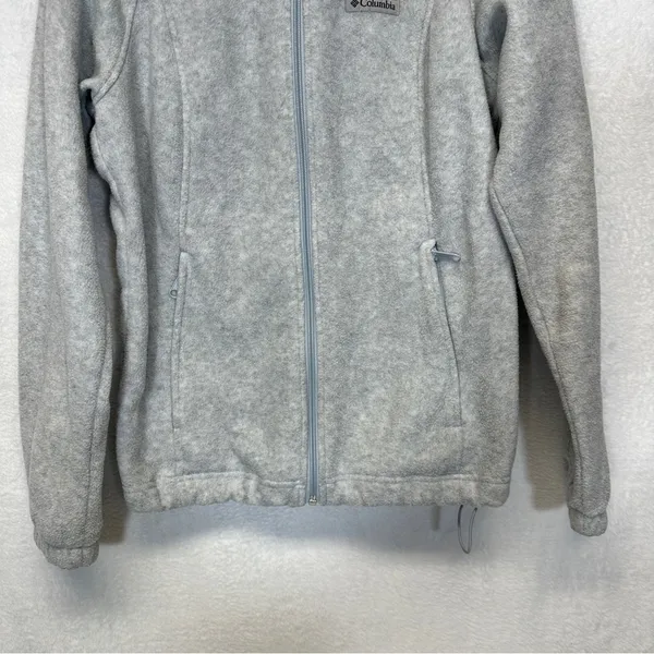 Columbia Benton Springs Gray Long Sleeve Full Zip Jacket Size‎ M - Image 3
