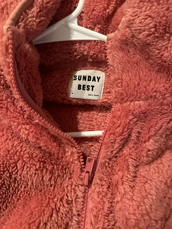 Aritzia Teddy Half Zip - Image 2