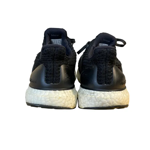 Adidas Ultra Boost Black Low Top Lace Up Athletic Running Sneakers Shoes Size 9 - Image 3