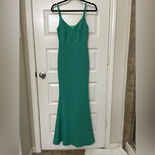 Lulu's Green Formal Maxi Dress size XS - Image 10