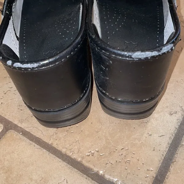 Dansko Matte Black Cabrio Clogs - Image 7