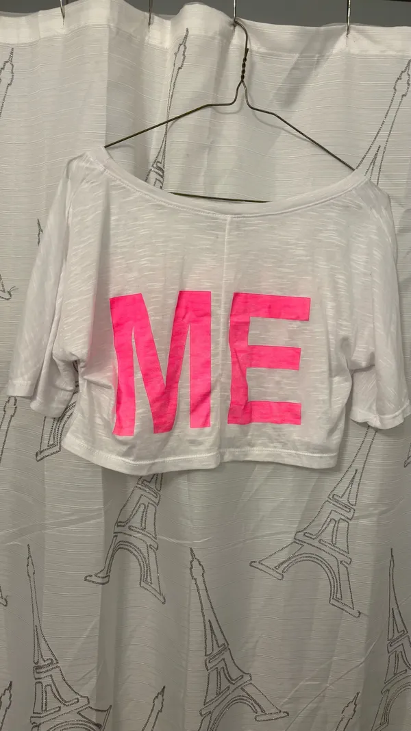 Cropped graphic tee White Size M - Image 4