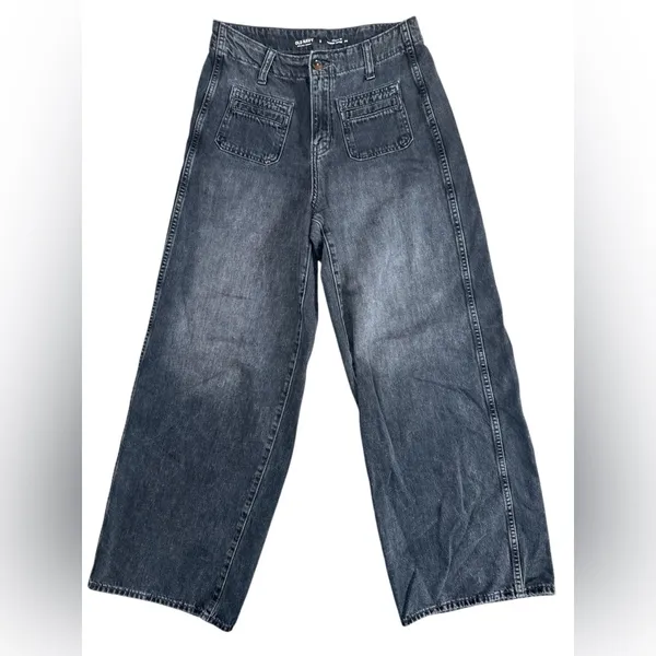 Old Navy Baggy High Waisted Wide Leg Trouser Jean - Image 2