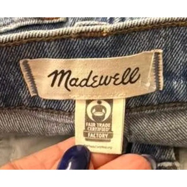 Madewell The '90s Straight Jean rondell wash Women's sz. 28 - Image 6