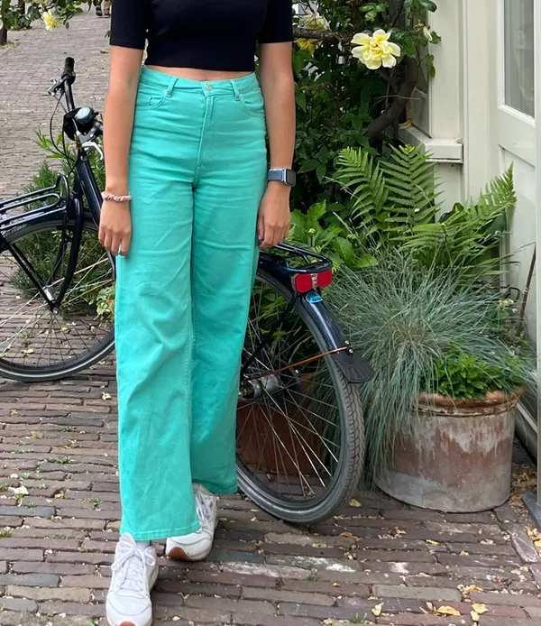 Green ZARA Pants - Image 4