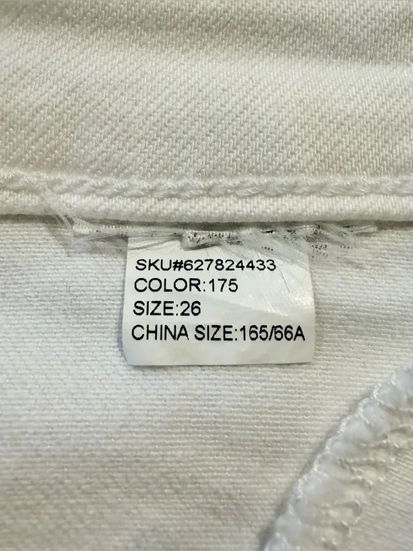 Abercrombie & Fitch Harper Low Rise Super Skinny Denim Jeans 26 White Stretch - Image 4