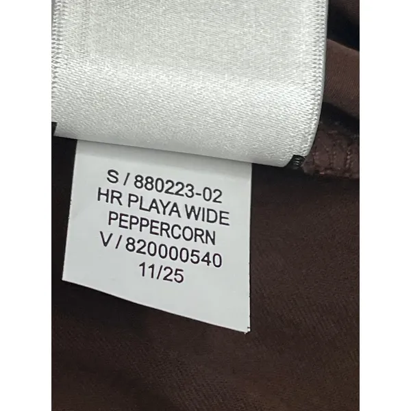 NWT Old Navy Playa Wide Leg High Rise Full Length Pants in Peppercorn Size Small - Image 12