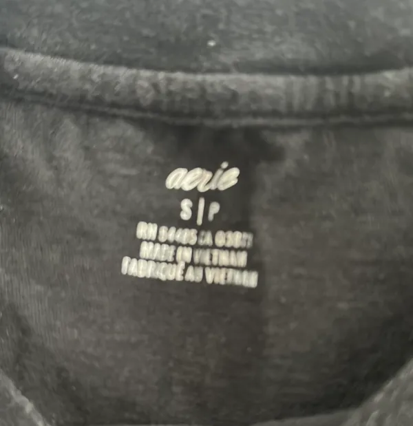 Aerie Black Tee - Image 4
