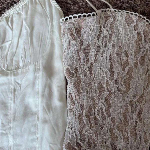 Princess Polly white tops crop  - Image 2