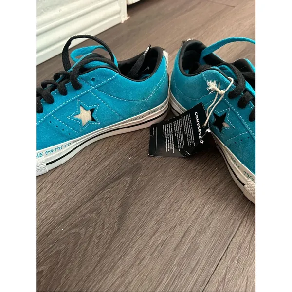 womens Converse Cons X Paradise Sean Pablo One Star Pro Rapid Teal 6.5 - Image 6
