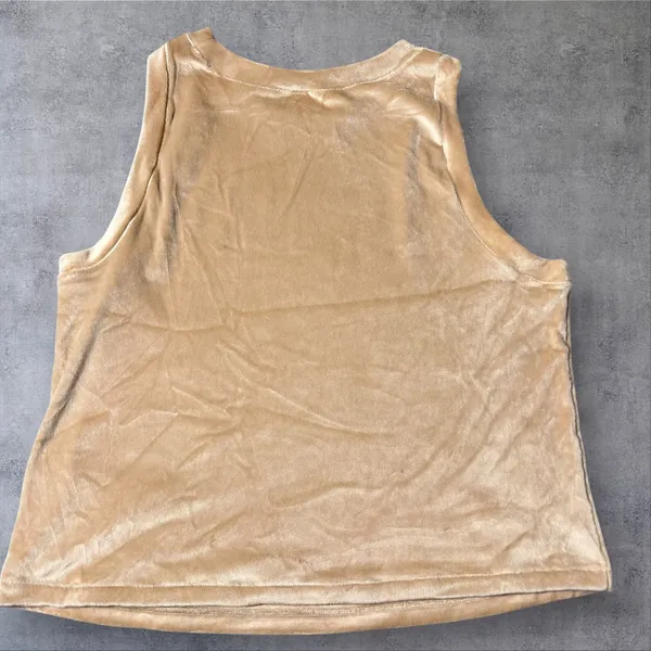 SKIMS Velour Tank Top Womens Sleeveless Soft‎ Plush Comfy Casual Everyday 2XL - Image 4