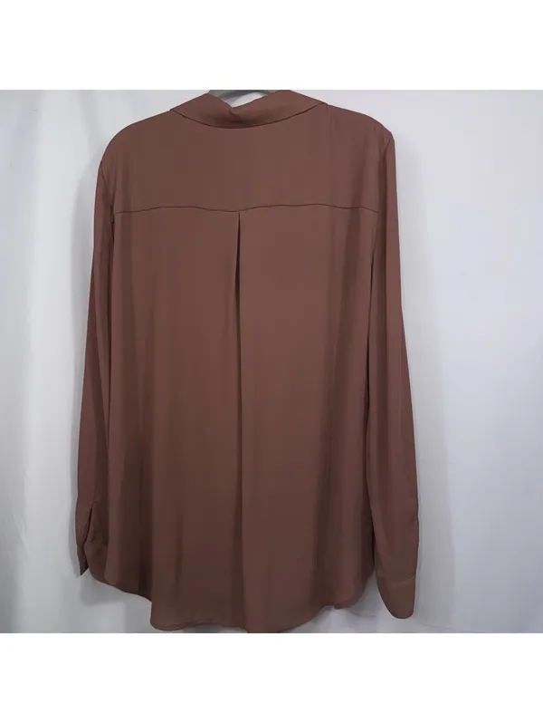 Alex Marie XL Mauve Surplice Long Sleeve Blouse - Image 8