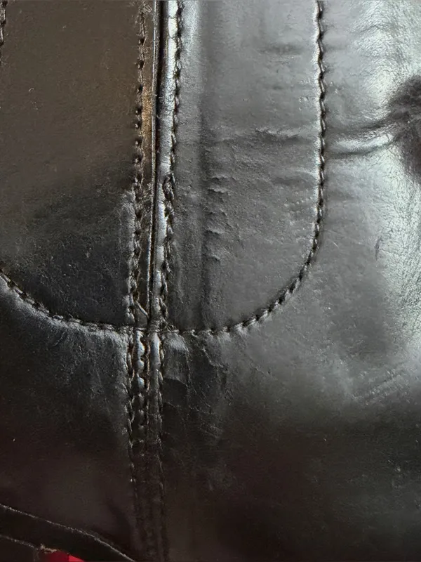 Frye Jenny Jet Black Leather Chelsea Ankle Boots Women’s Size 7 - Image 14