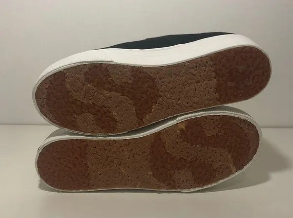 Superga 2790 Platform Low Top Black & White Sneakers - Image 10