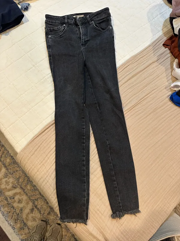 Free People Black Skinny Jeans - Image 3