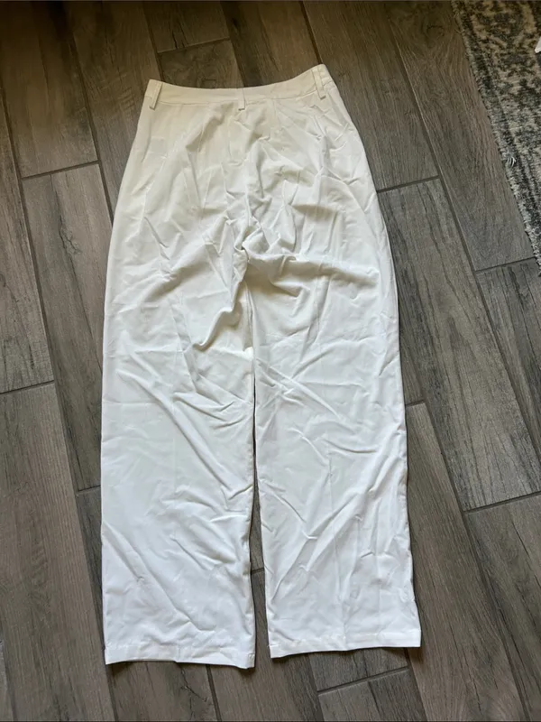 Cotton On White Wide-Leg Trousers - Image 5