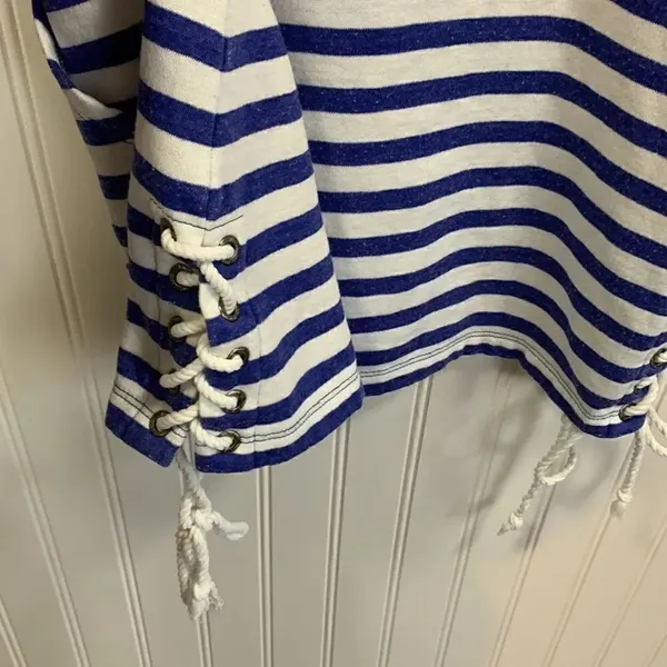 Marc New York performance striped hooded sweatshirt - Image 4