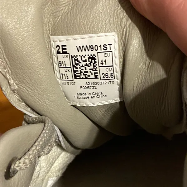 Womens Gray New Balance 901 Encap Leather Walking Shoes‎ Womens Size 9.5 Wide - Image 5