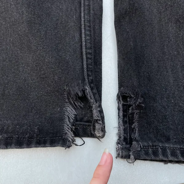 Levi's 550 Black Relaxed Fit Jeans Pants - Image 8