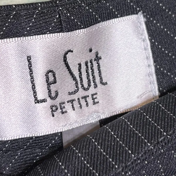 Le Suit Pants Womens 10P Petite Pinstripe Dress Career Office Workwear - Image 4