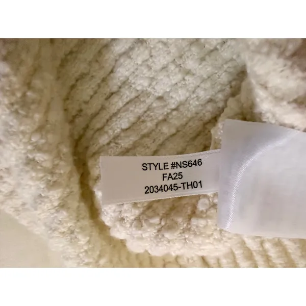 Madewell Cream Boucle Knit Ribbed Sweater Tank Top Vest Cotton Blend Small S‎ - Image 8