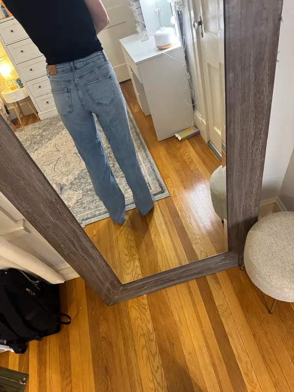 ZARA High-Waisted Flare Jeans - Image 2