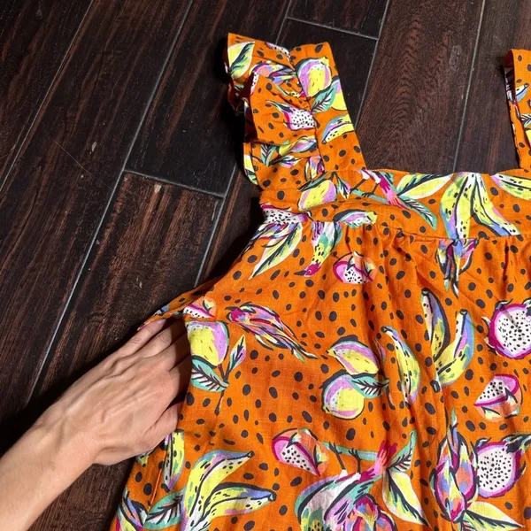 Farm Rio Fruit print dress oversized babydoll casual day dress super cute! Summer - Image 2