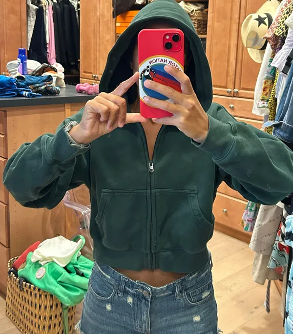 Tna Cropped Hoodie - Image 2