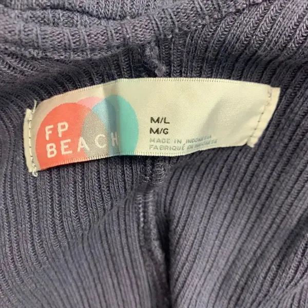 FP Beach Free People Blue Cotton Blend Kimono‎ - Image 8