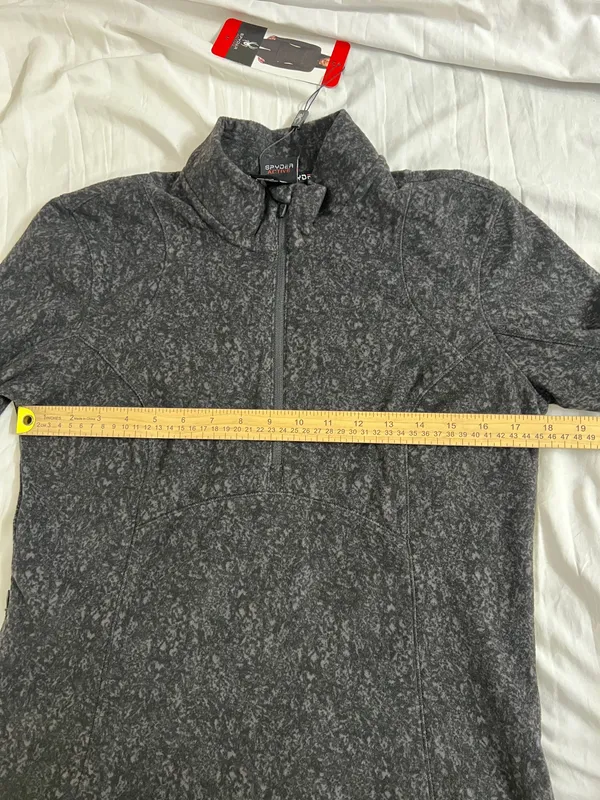 Spyder Active  charcoal half-zip size M - Image 8