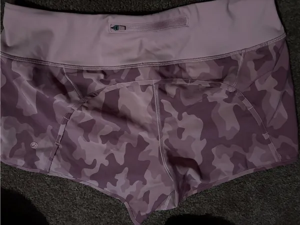 Mauve Camo Athletic Shorts - Never worn - Image 2