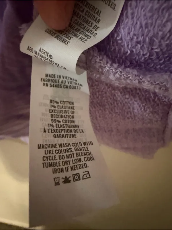 Aerie Easy Street Oversized Sweatshirt Size XL Purple - Image 6