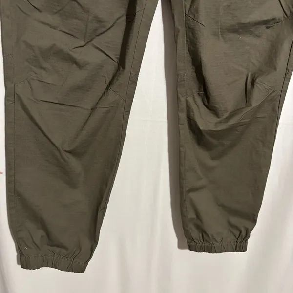 Vuori XL Women Olive Green Ripstop Jogger Pants with organic cotton drawstrings - Image 3