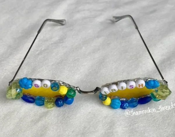 Notre Dame beaded sunglasses Gameday accessory - Image 4