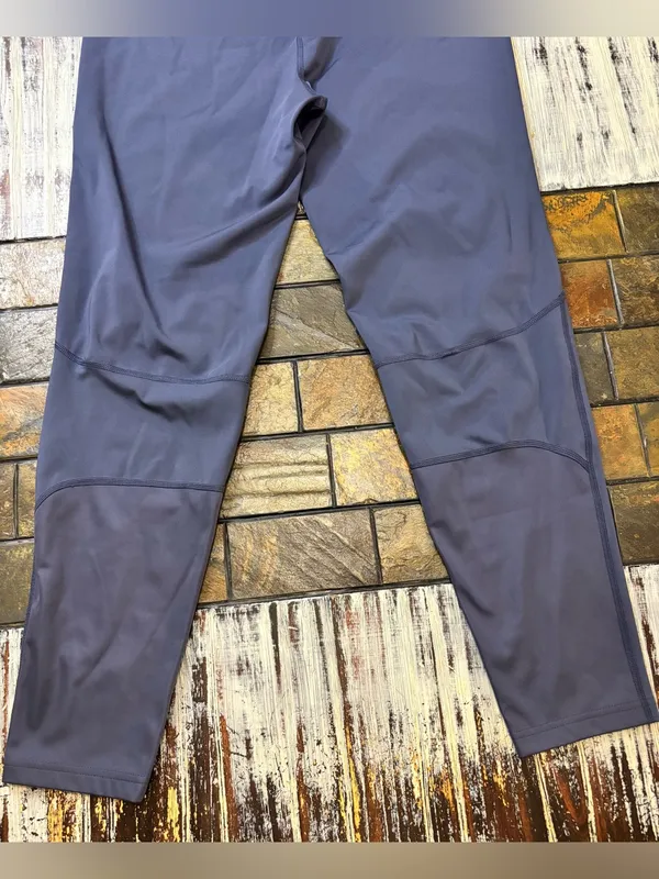 Columbia Women’s Leggings Pants Blue Gray Large Pockets Zip Gym Activewear Yoga - Image 3